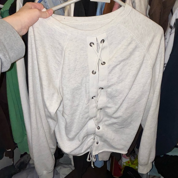 back crossy tie sweater - Picture 2 of 2